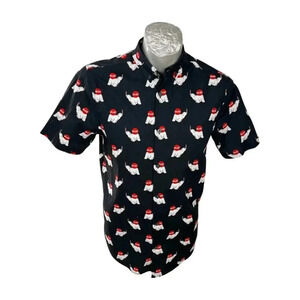 Coca-Cola Shirt Men Size S Black Red White Coke Logo  Polar Bear Cotton